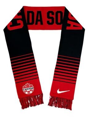 Nike Canada Soccer Red & Black Supporter Scarf